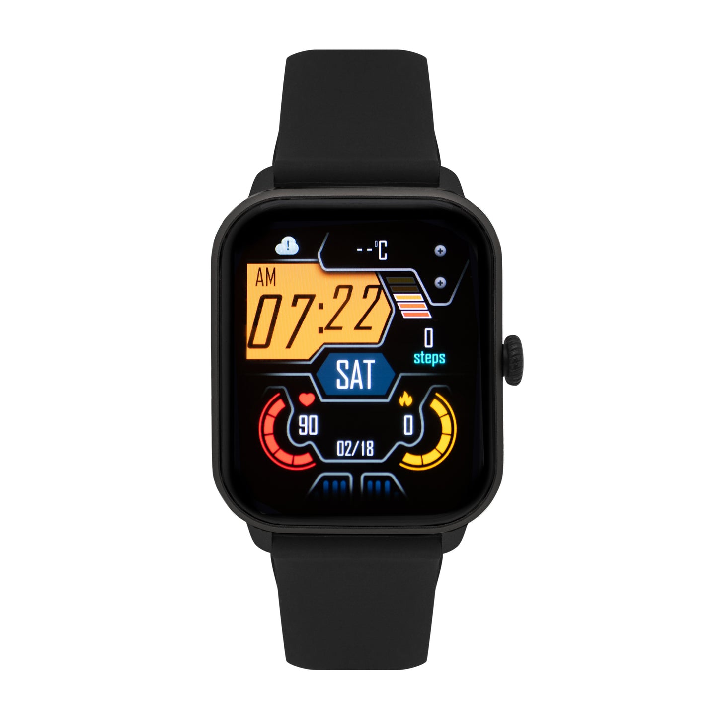 iWatch Model #: BCBR - Black Case with Black Rubber Band