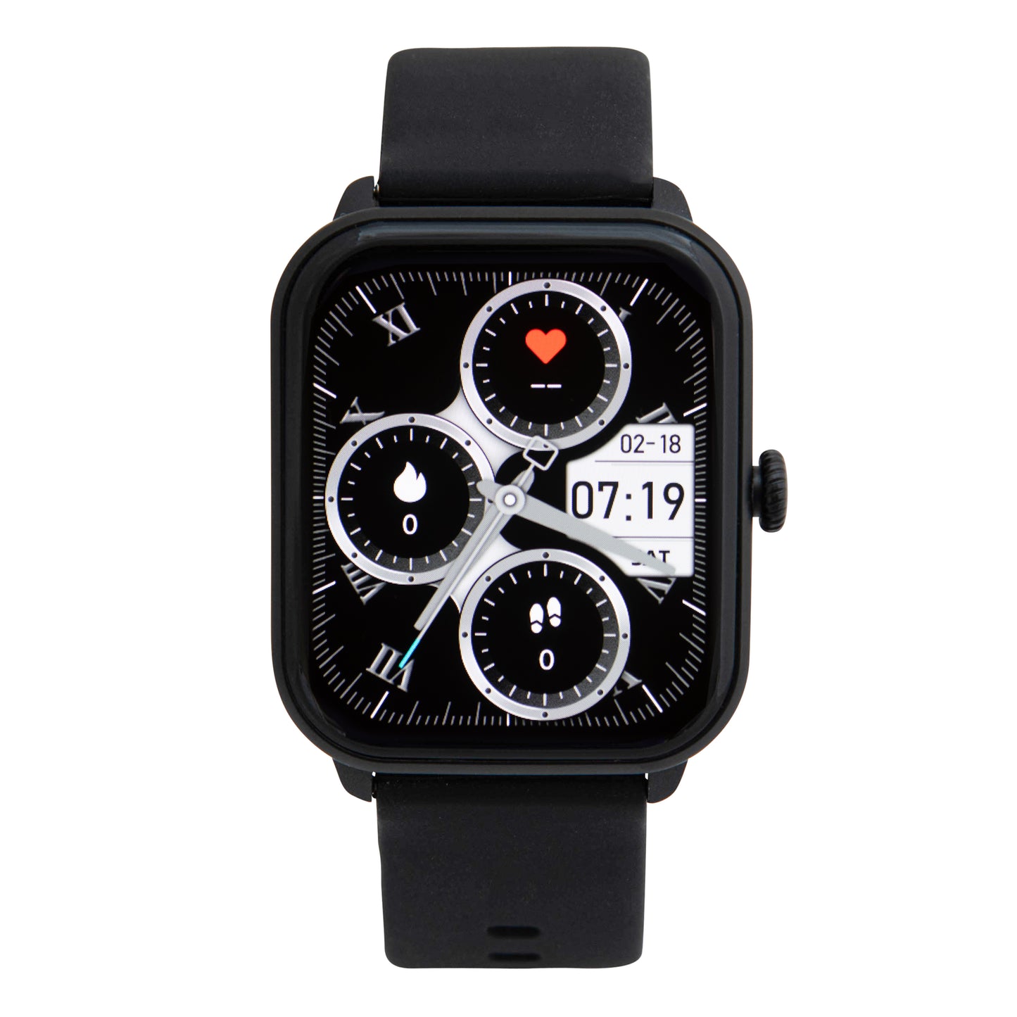 iWatch Model #: BCBR - Black Case with Black Rubber Band