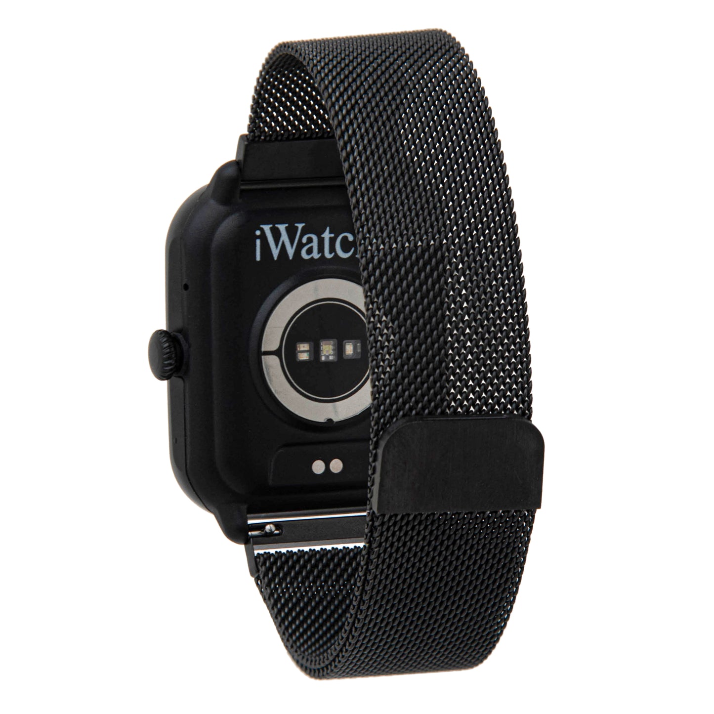 iWatch - Black Case with Black Metal Band