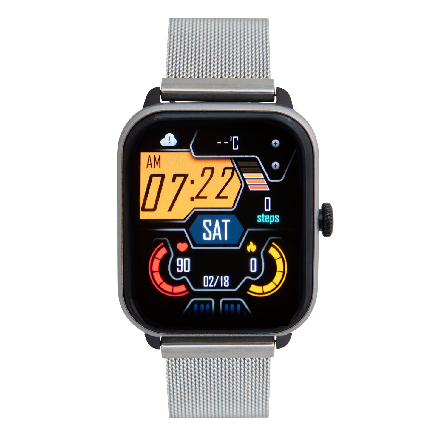 iWatch - Silver Case with Silver Metal Band