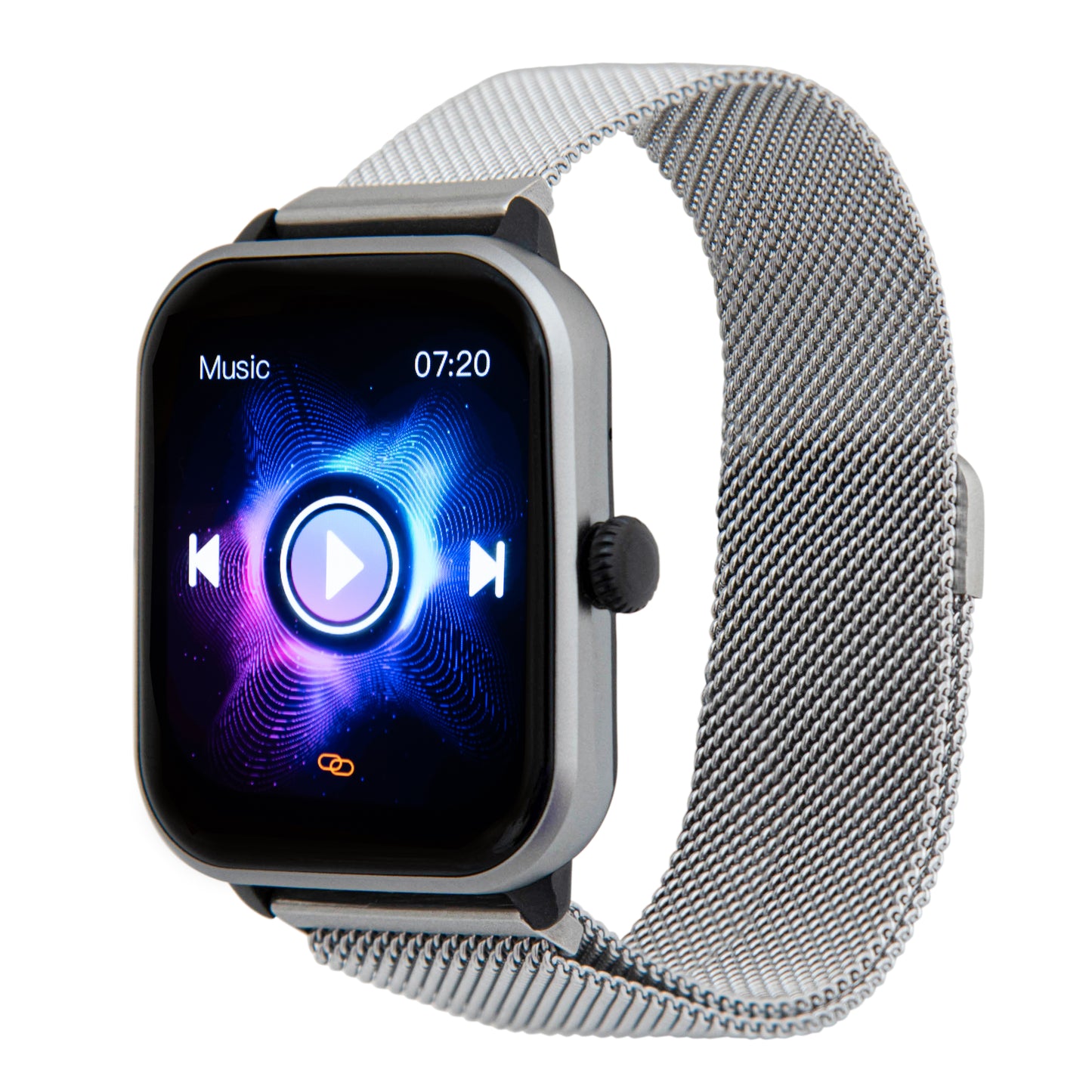 iWatch - Silver Case with Silver Metal Band