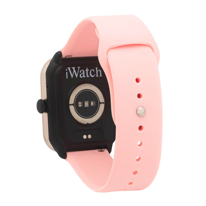 iWatch Model #: GCPR - Gold Case Pink Rubber Band