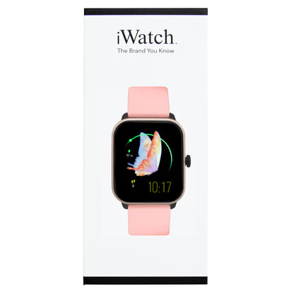 iWatch Model #: GCPR - Gold Case Pink Rubber Band